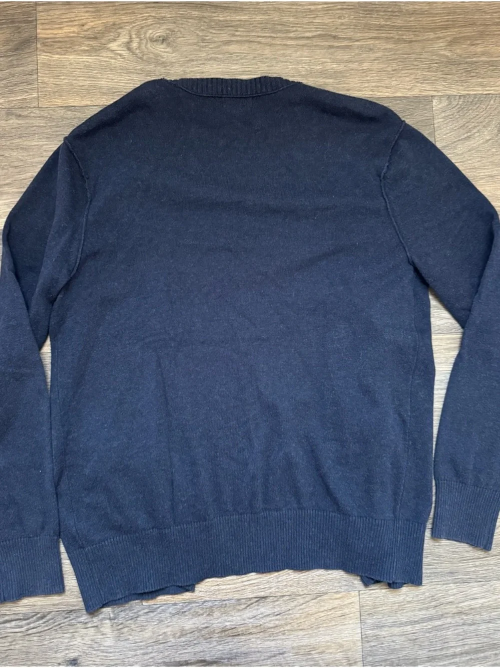 Banana Republic Navy Button-Front Men's Cardigan 100% Cotton